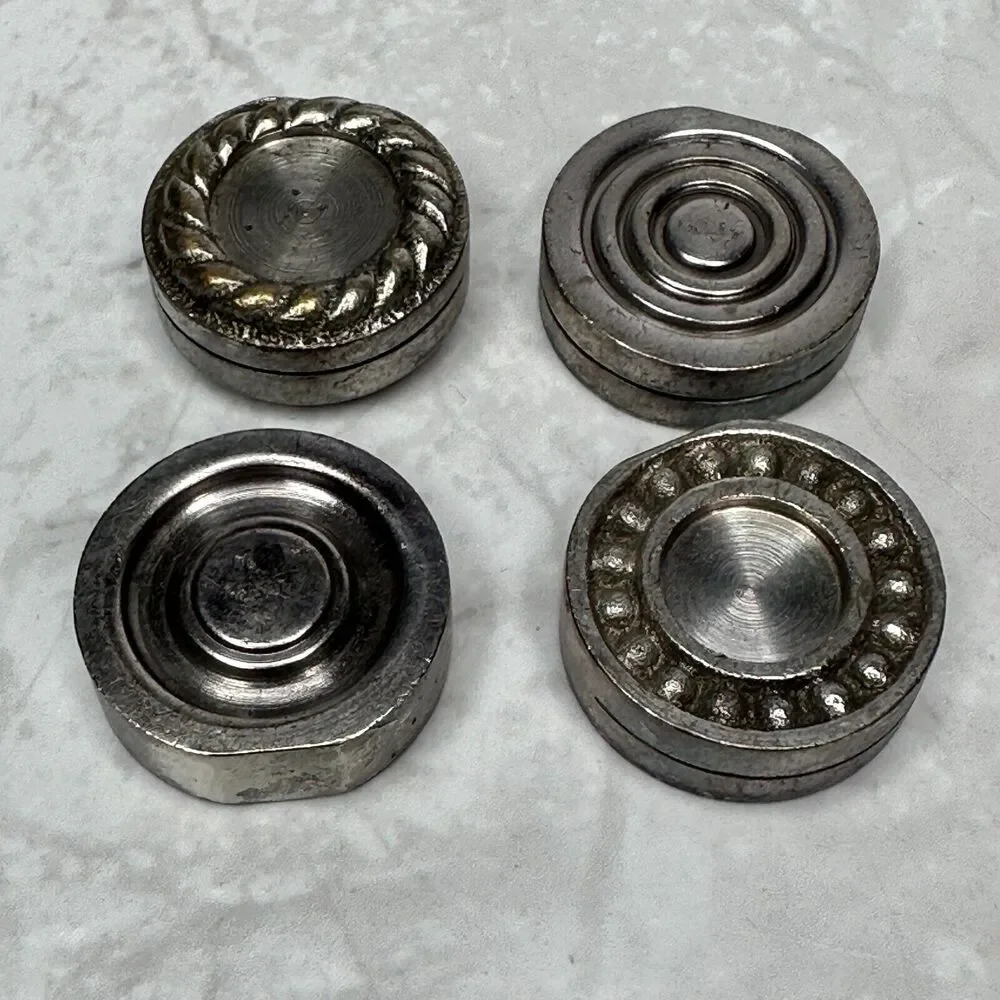Pottery Barn Antique look Silver placecard holders